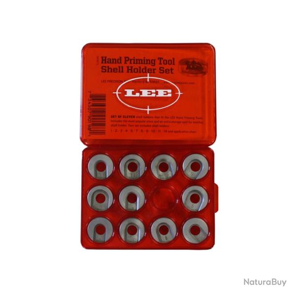 Kit de 11 Shell Holders LEE Precision (Support de Douille) Auto-Prime