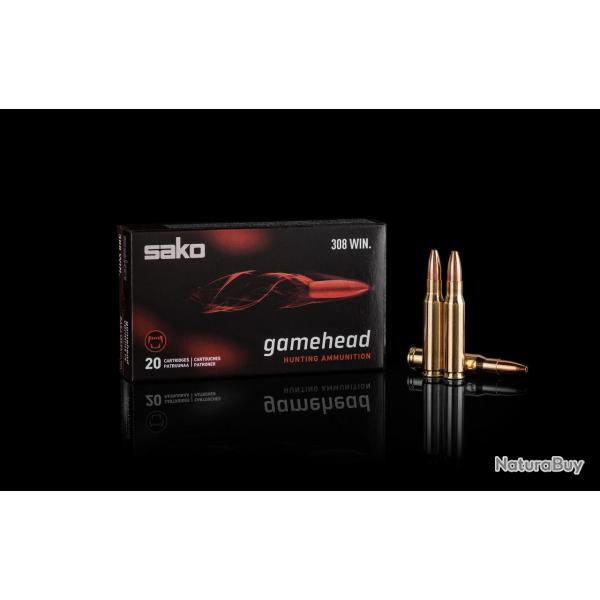 Cartouches Sako Gamehead Varmint RX - Cal.308 Win - Par 5 / 130