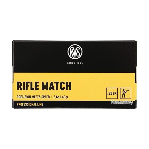 Munitions RWS cal.22lr professional line rifle match par 50