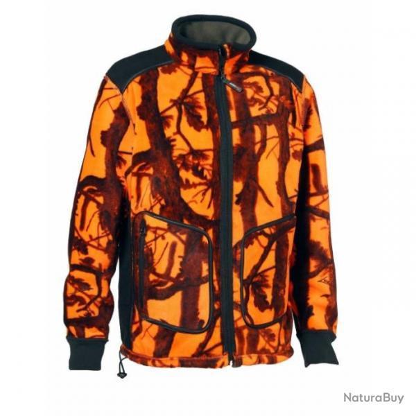 Blouson polaire r�versible Verney Carron ProHunt Evo Kaki / Camo Blaze