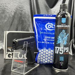 Pack pr&ecirc;t &agrave; tirer GLOCK 45 - 6MM Airsoft - Gaz - Umarex