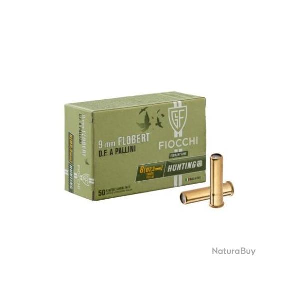 Cartouche 9mm Flobert Fiocchi plomb de 9
