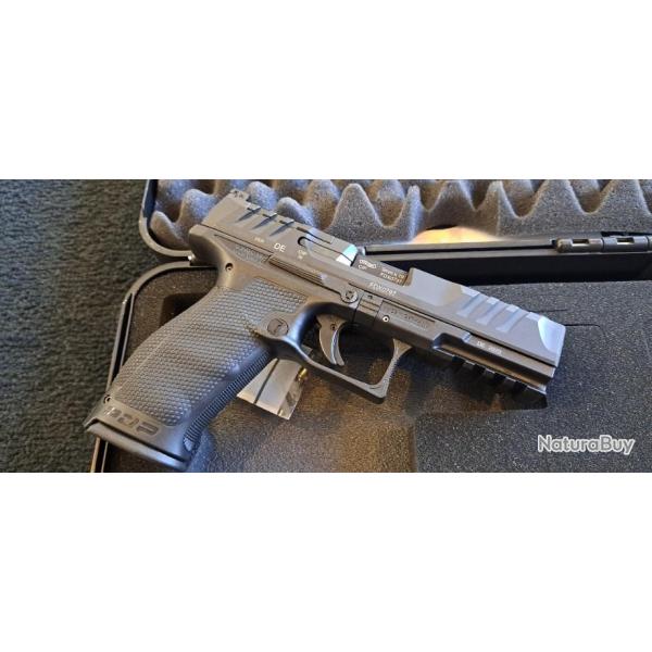 WALTHER PDP canon de 4.5 pouces CAL 9X19 + 1 boite de munition