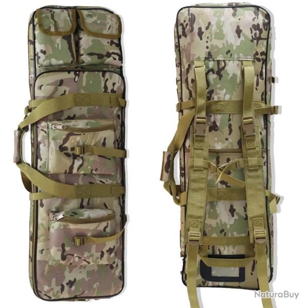 HOUSSE POUR FUSILS ET ARMES DE POING MOD�LE TACTIQUE - CAMO - 85CM - LIVRAISON GRATUITE
