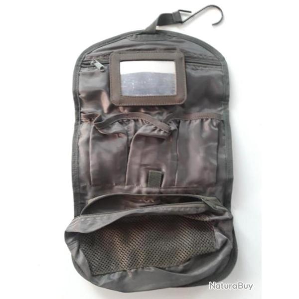 SACOCHE OLIVE POUR TOILETTE ET HYGI�NE