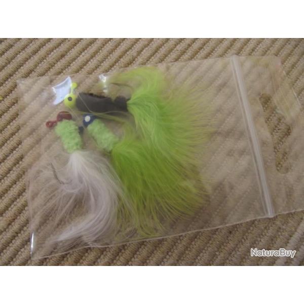 1� SANS ENCHERES !!! 3 Jigs streamers 1gr redoutables d'efficacit� NEUFS