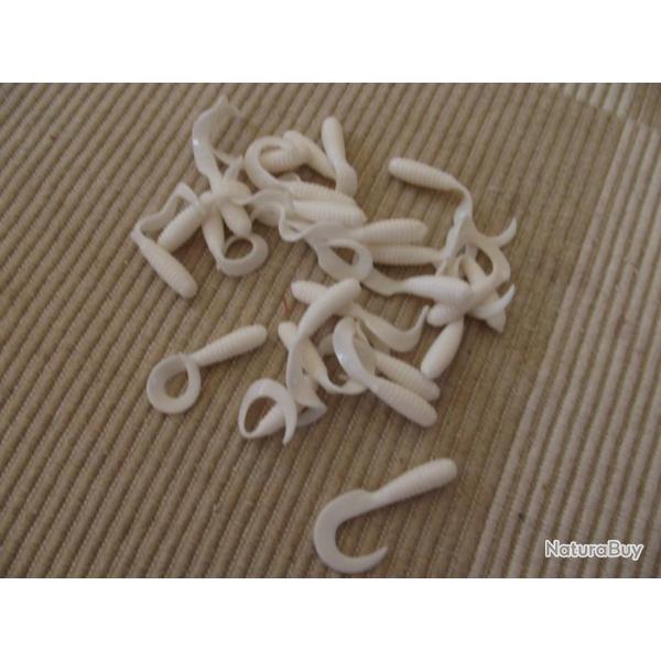 1� SANS ENCHERES !!! 25 twists blanc 35mm NEUFS