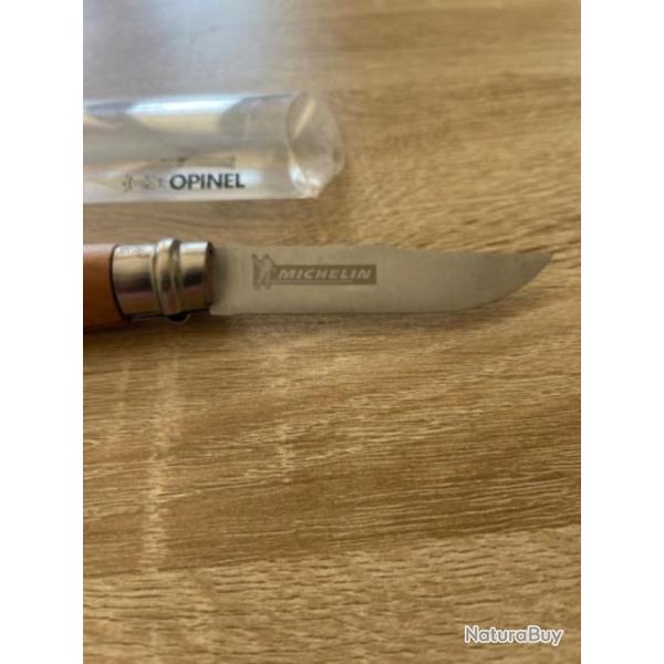 Opinel n�8 de collection Michelin avec Lame grav�e