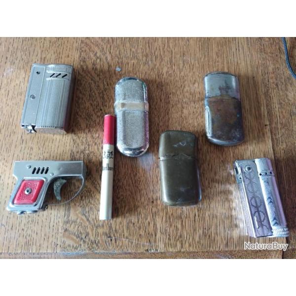 Lot d'ancien briquet vintage