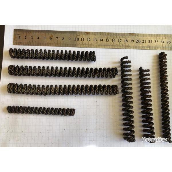 Lot de 7 gros ressorts pour armes