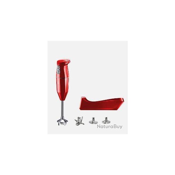 MIXEUR BAMIX CORDLESS PLUS ROUGE 3 EMBOUTS