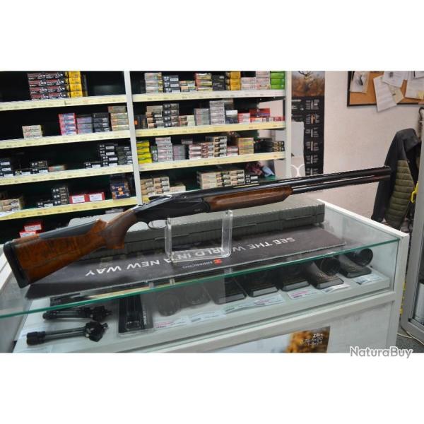 FUSIL SUPERPOSE BENELLI 828 BLACK CALIBRE 12/76 CANON DE 71 CM D'OCCASION