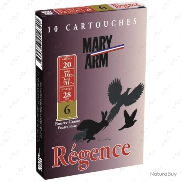 Cartouches Mary-Arm R�gence Cal.20 N�6 BG