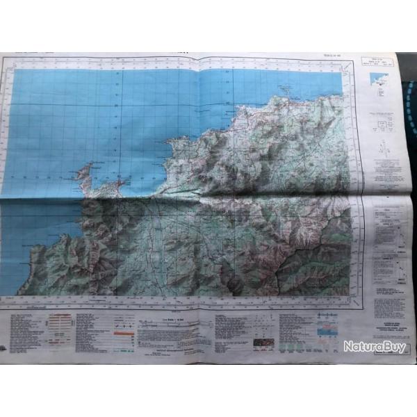 CARTE ETAT MAJOR CAVLI 1977