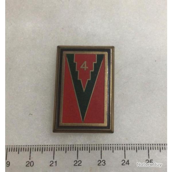 FRANCE INFANTERIE - Insigne 4� Division d'Infanterie guilloch� Drago 2145
