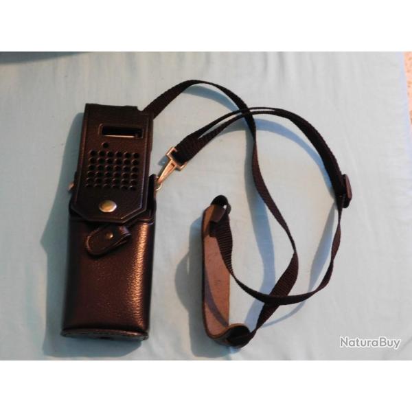 ETUI CUIR TALKIE WALKIE RADIO GENDARMERIE / POLICE / SECURITE