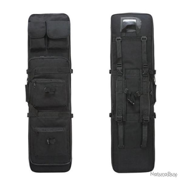 �TUI POUR ARMES DE POING ET FUSIL TACTIQUE - NOIR - 95CM - LIVRAISON GRATUITE