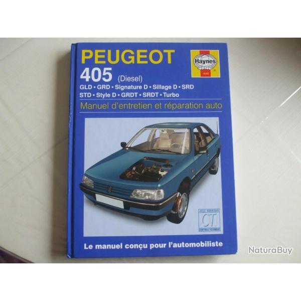 MANUEL  D'ENTRETIEN et REPARATION pour 405 DIESEL