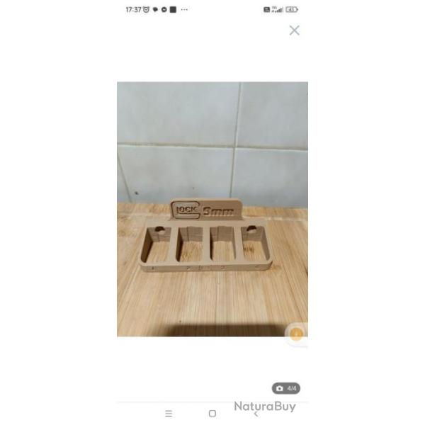 Support mural pour chargeurs de Glock