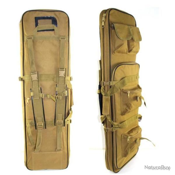 SAC TACTIQUE POUR ARMES DE POING ET ARMES LONGUES - TAN - 115CM - LIVRAISON GRATUITE