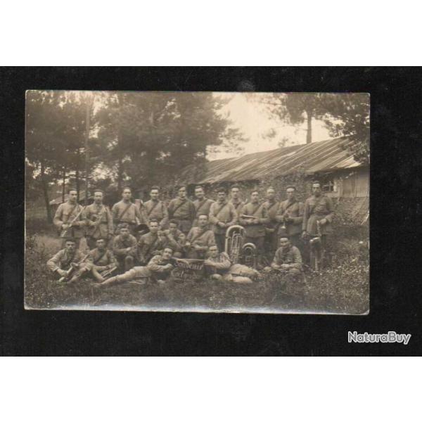 musique du 41e ri au camp de coetquidan, morbihan, r�giment d'infanterie carte photo