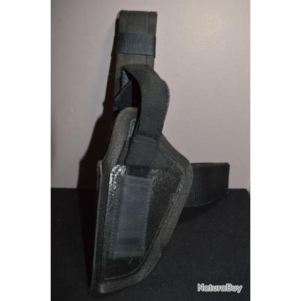 Holster de Cuisse Nylon Gaucher Browning Militaire Police Surplus  (12)