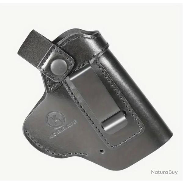 �tui en cuir pour glock 17/19/21/23/26