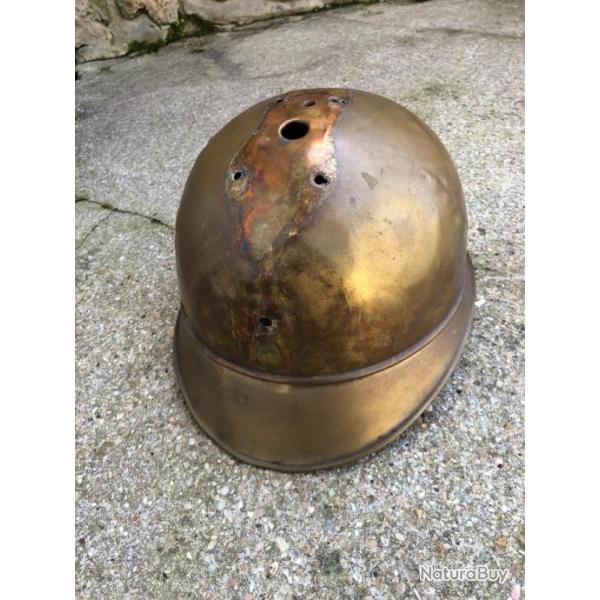 Coque de casque de sapeur-pompier - en laiton