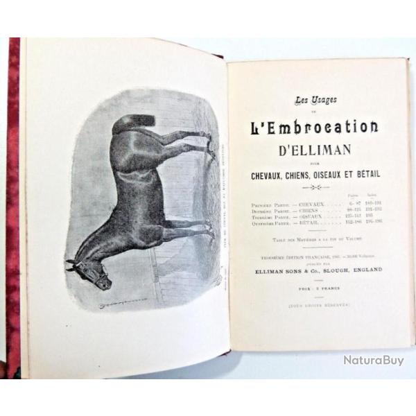 Chevaux, Chiens, Oiseaux, Btail. Premiers secours aux animaux malades & blesss