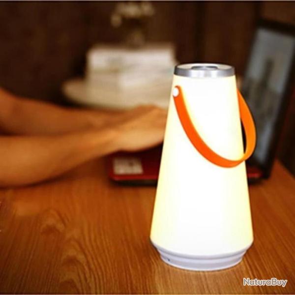 Veilleuse LED sans fil portable Lampe de table bureau camping Lumi�re rechargeable USB