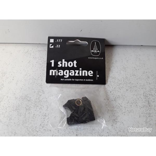 10395 CHARGEUR BSA SINGLE SHOT POUR MULTISHOT CALIBRE .22 NEUF