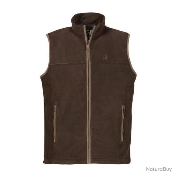 Gilet Polaire Scotland Marron Percussion