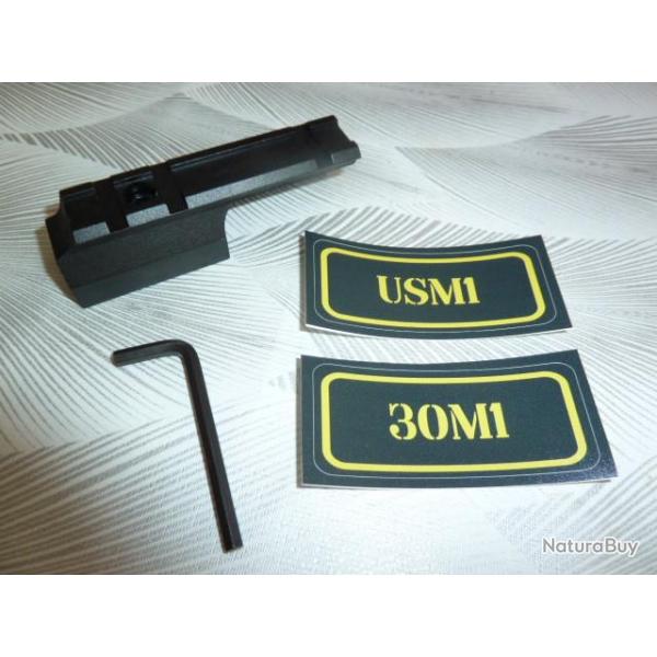 montage picatinny usm 1 carbine usm1 30m1 + stickers