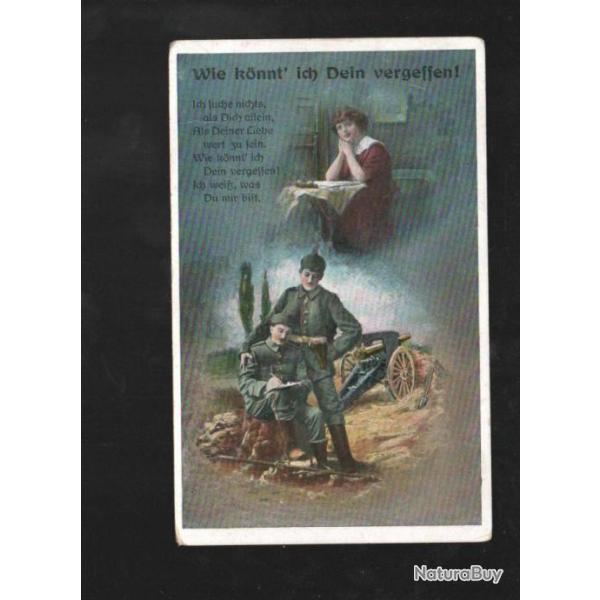 cpa patriotique allemande , canon 1916