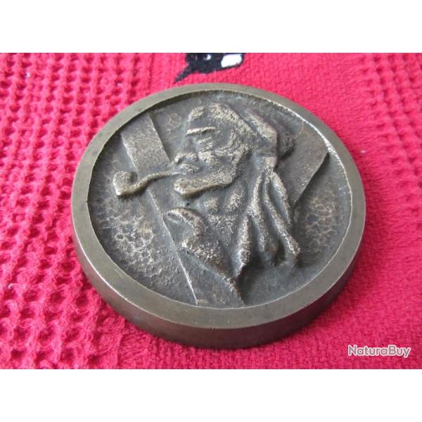 Mdaillon en bronze 19e sicle - Pirate