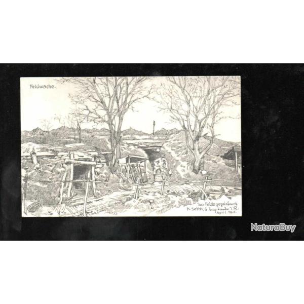 feldwache , abris 1915 , de k.seith