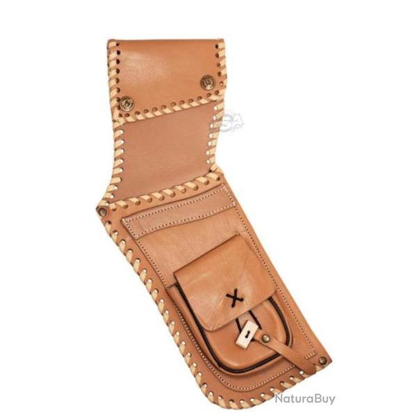 CARQUOIS DE HANCHE PREMIUM GAUCHER CUIR