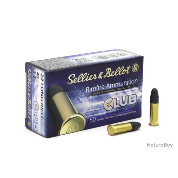 Offre spciale ! - Munition Sellier & Bellot Club - Cal. 22lr x10 boites