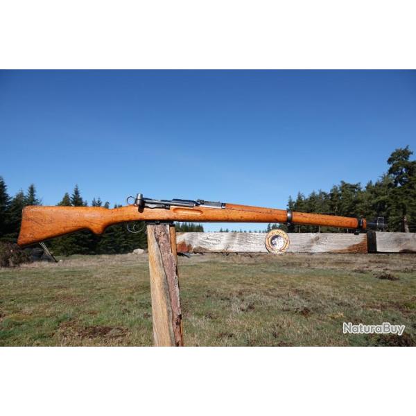 carabine lin�aire Schmidt Rubin K31 Karabiner 1931 cal. 30-284 Win avec document d'�poque