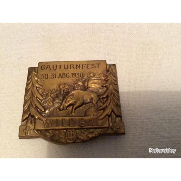Broche GAUTURNFEST 30.31.1930 WILDBAD