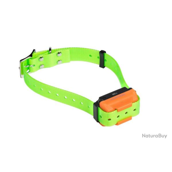 Canicom R - COLLIER DE DRESSAGE POUR CHIEN RECHARGEABLE NUM'AXES sangle vert fluo