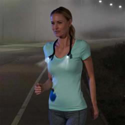 Lampe de lecture tour de cou flexible 4 LEDs