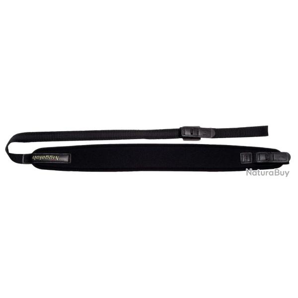 Bretelle Droite NIGGELOH N�opr�ne pour Carabine avec Attache Rapide - Noir