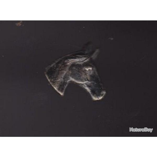 Pin's Tete De Cheval Relief Genre Etain Ref 726