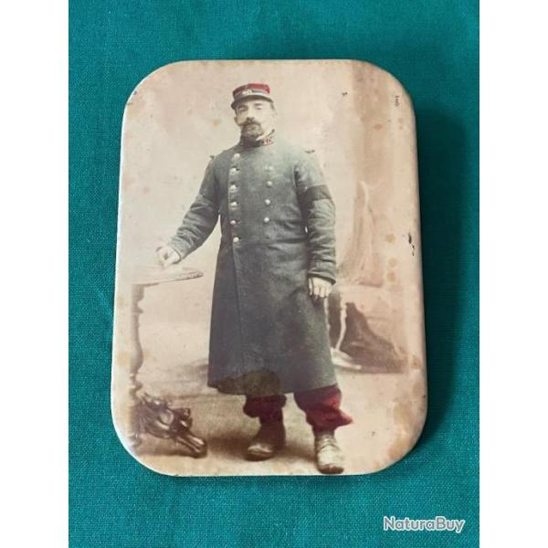 PREMIERE PHOTO COULEUR  SUR SON  SUPPORT  PRESENTOIR   W W 1  1914 / 1918