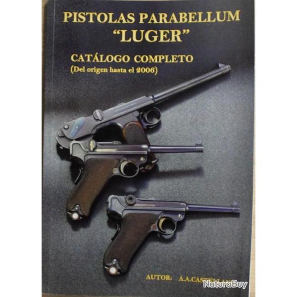 Livre Catalogo Pistolas Parabellum LUGER de A.A.Castellano
