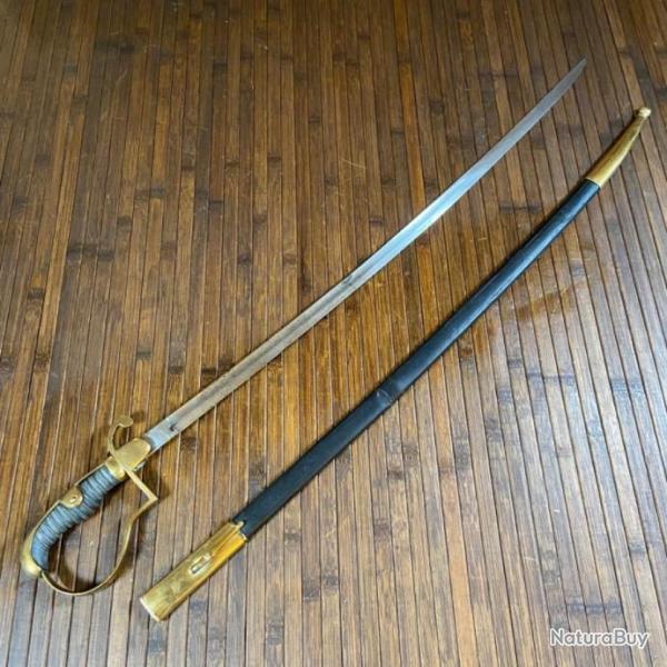 SABRE ALLEMAND D'OFFICIER LAME GRAV�E BERLIN MOHR & SPEYER A BERLIN