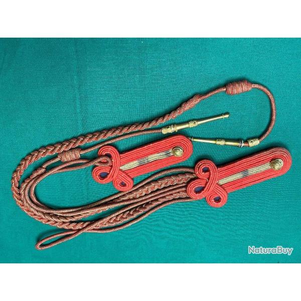 PAIRE D'�PAULETTES D OFFICIER GARDE R�PUBLICAIN  MOD�LE 1930