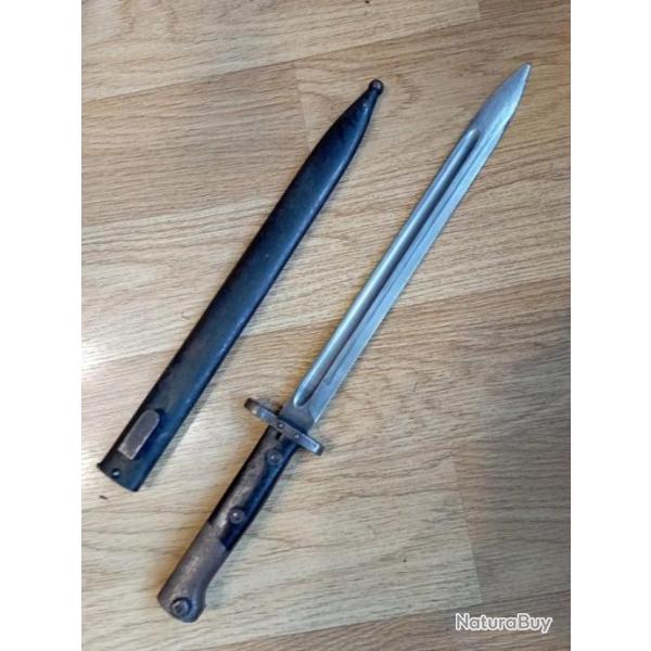 Ba�onnette Mauser Belge FN24 court.