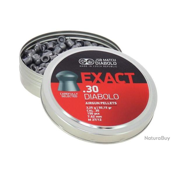 Bo�te de Plombs JSB Exact Cal .30 7,62mm JSB